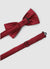 Solid colour bow tie