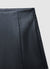 Leather-effect skort