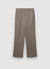 Straight trousers with ribbing