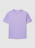 T-shirt a tinta unita con girocollo