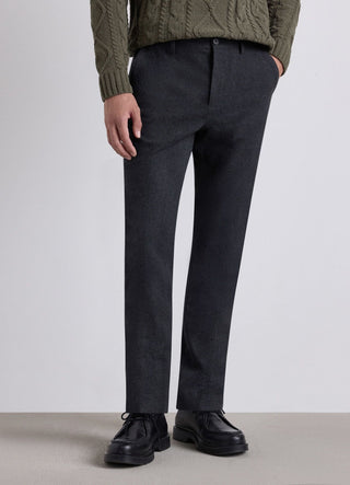 Pantalon chino à taille élastiquée