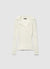 Cardigan a coste con colletto a revers