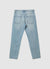 Jeans tapered a tinta unita