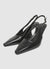 Slingback à talon haut et bout pointu