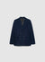 Solid colour double-breasted blazer