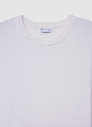 Maglia girocollo a tinta unita