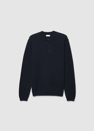Pull col rond en laine