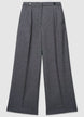 Solid-colour palazzo trousers - XS