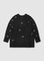 Oversized jumper with appliqués