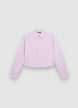 Camicia crop in cotone - S