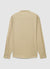 Camicia misto lino con colletto coreano