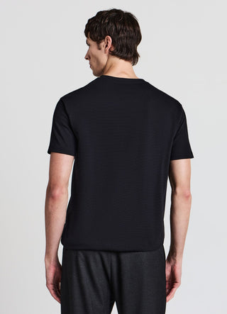 T-Shirt aus strukturiertem Stoff