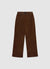 Wide-Leg-Hose mit Wildlederoptik