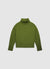 Pull col roulé boxy en côtes anglaises