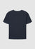Plain-coloured crew neck T-shirt