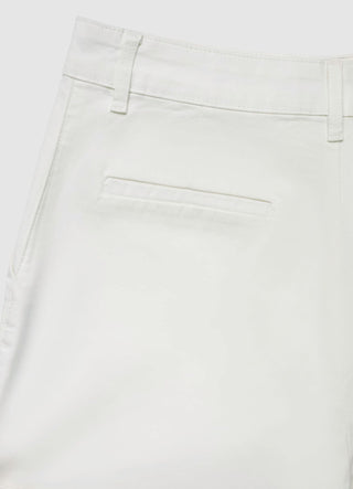 Shorts chino con risvolto