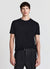 T-Shirt aus strukturiertem Stoff