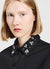 Camicia colletto strass