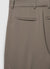 Straight trousers with ribbing
