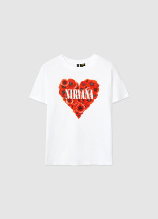 T-shirt stampa Nirvana
