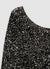 Abito monospalla paillettes