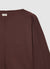 Cross-over sweatshirt with ruching