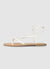Sandali flat alla schiava con lacci