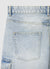 Denim cargo shorts with large pockets