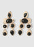 Drop earrings with decorative stones