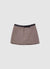 Mini pants with belt