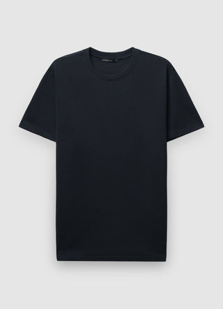 T-Shirt aus strukturiertem Stoff