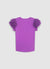 T-shirt maniche tulle
