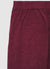 Straight-leg trousers in a solid colour with turn-up hem