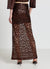 Gonna midi in tulle con paillettes
