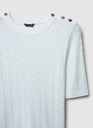 T-shirt maglia trecce