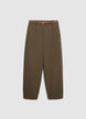 Balloon trousers with braided belt - XS