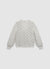 Openwork cardigan with shimmering effect buttons