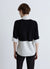 Solid colour oversized cropped top