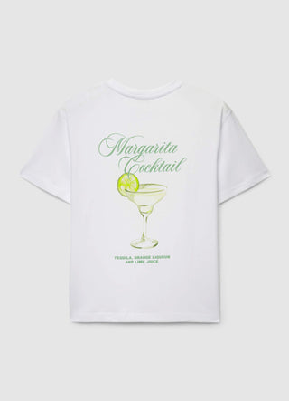 T-shirt con stampa cocktail