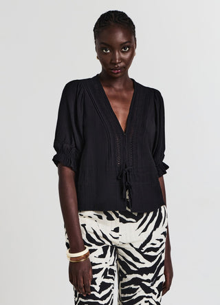Jour embroidery blouse