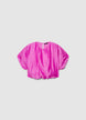 Blusa palloncino tinta unita - XS