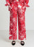 Patterned palazzo trousers