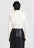 Maglia crop finto pelo