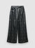 Pantaloni wide leg con borchie