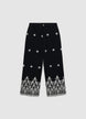Culotte pantalone sa cvetnim vezom - XS