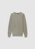 Rundhalsausschnitt Pullover aus glatt gestricktem Stoff