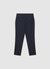 Plain straight tailored trousers