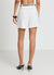 Shorts con pinces e cintura