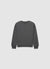 Uni-Farbener Rundhalsausschnitt-Sweatshirt