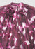 Bluse mit Schleife und Blumenmuster